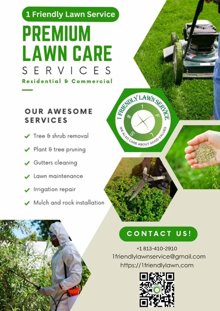 Affordable garden landscaping in Tampa, FL by 1 Friendly Lawn Service