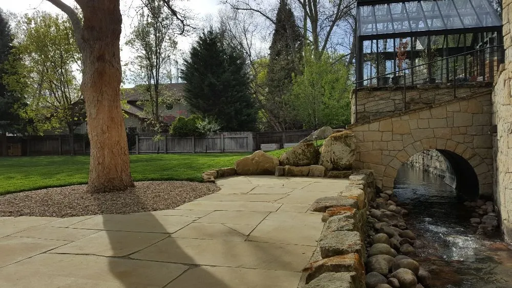 Custom outdoor landscaping in Meridian, ID by 1 of a Kind Landscape
