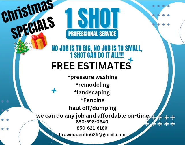 Affordable lawn care service with custom design across Mary Esther, FL - 1 Shot Professional Service