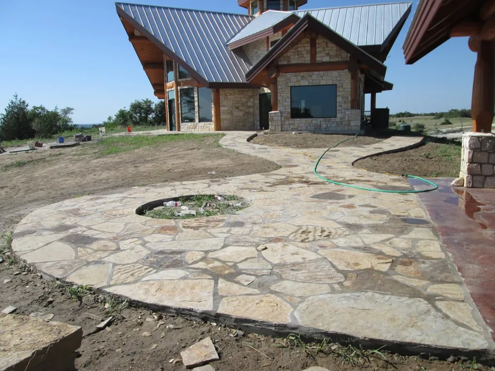 Expert landscape design for homes across Lake Dallas, TX - 1 Stop House & Lawn