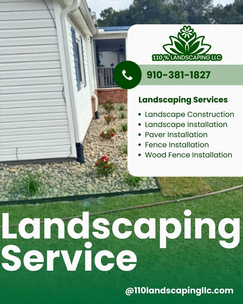 Custom landscape design experts serving Sneads Ferry, NC - 110% Landscaping