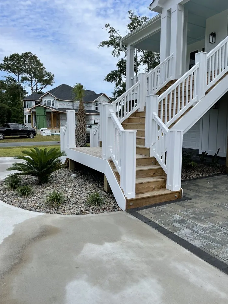 Custom lawn care service with custom design across Sneads Ferry, NC - 110% Landscaping