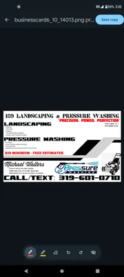 189 Landscaping & Pressure Washing Logo
