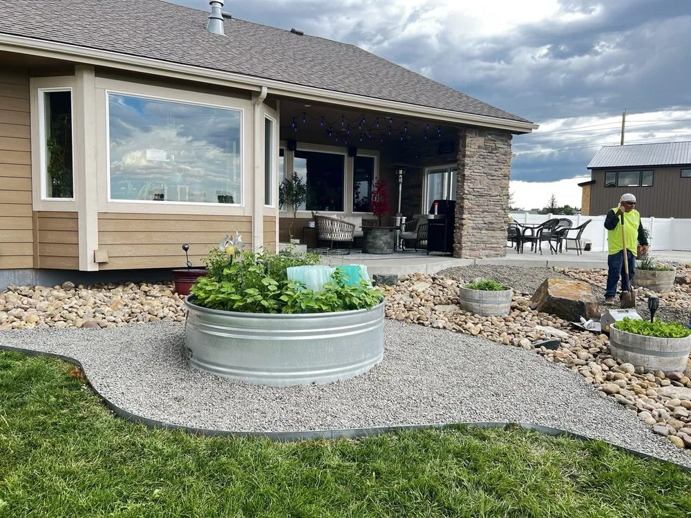 Top-rated yard cleanup service with custom design in Cheyenne, WY by 1st Choice Lawn Services
