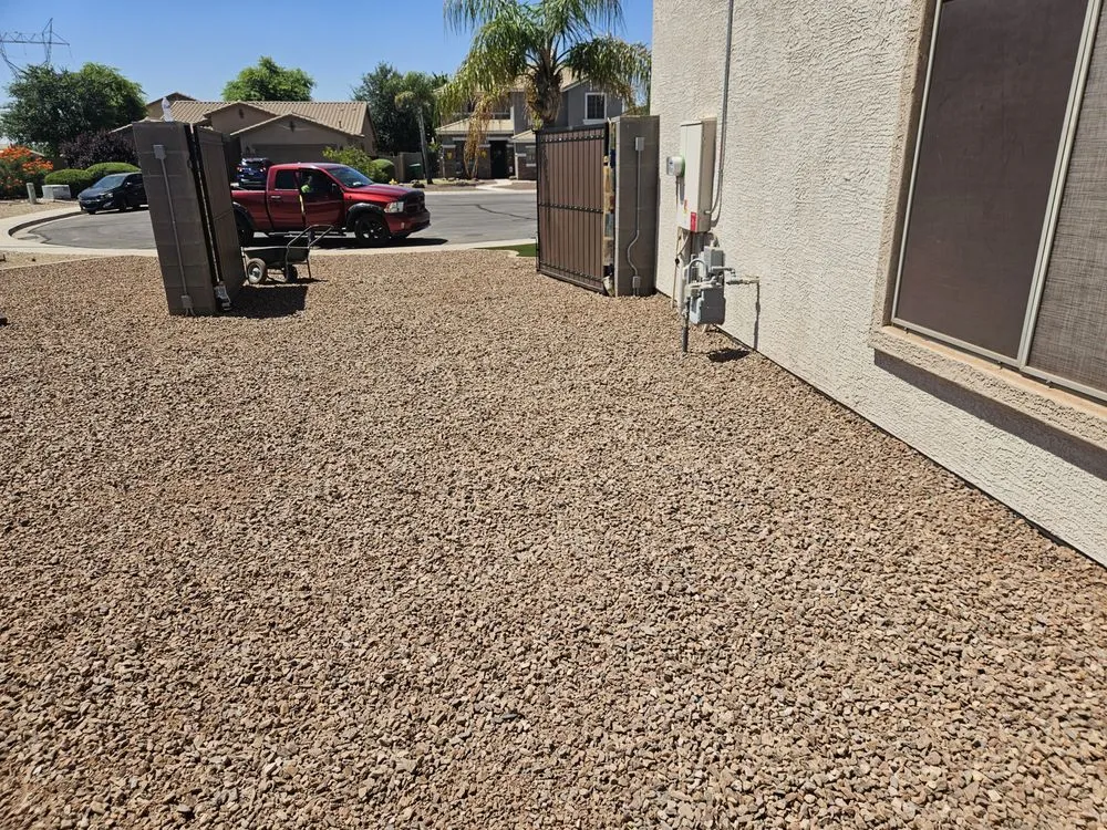 Expert landscape installation with custom design in Maricopa, AZ by 1st Choice Property Care