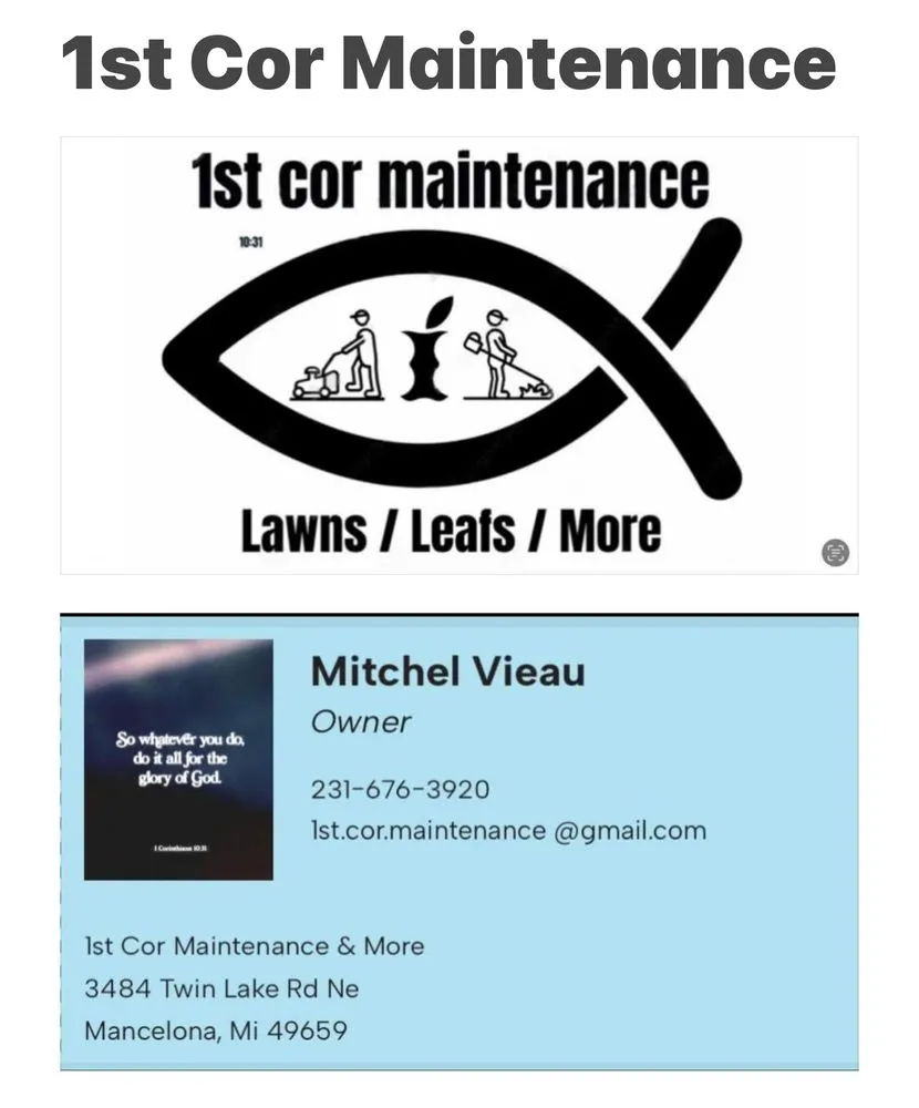 Expert yard maintenance for residential properties in Mancelona, MI by 1st Cor Maintenance