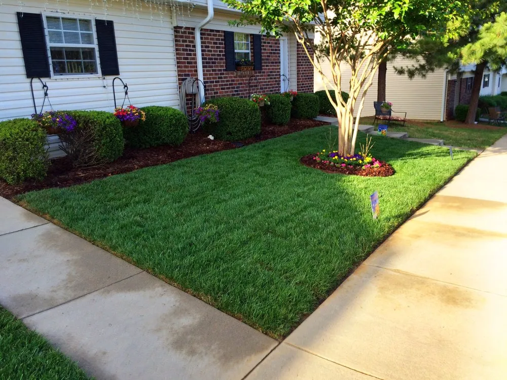 Affordable residential landscaping in Harrisburg, NC by 1st Place Turf