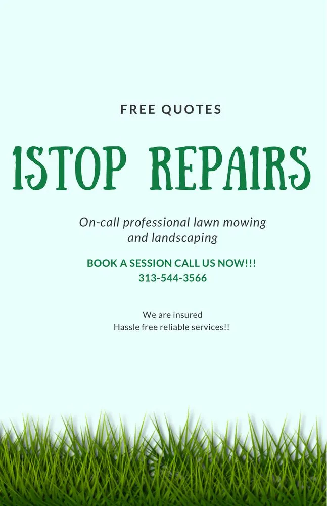 Custom outdoor landscaping for residential properties in Westland, MI by 1Stop Repa1rs