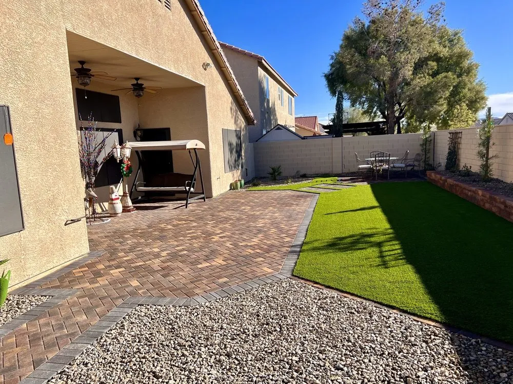 Custom residential landscaping with custom design in Las Vegas, NV by 2-15 Landscaping