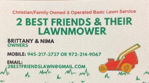 Affordable lawn care service for outdoor upgrades in Prosper, TX by 2 Best Friends & Their Lawnmower
