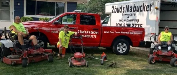Affordable garden landscaping for year-round maintenance in Oshkosh, WI by 2 bud's N a bucket