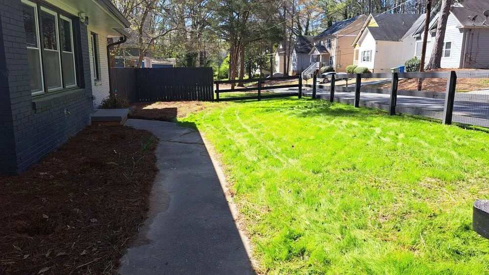 Custom landscape installation for beautiful yards in Atlanta, GA by 2 City Lawn Care