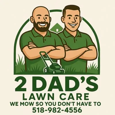 2 Dad's Lawn Care Logo