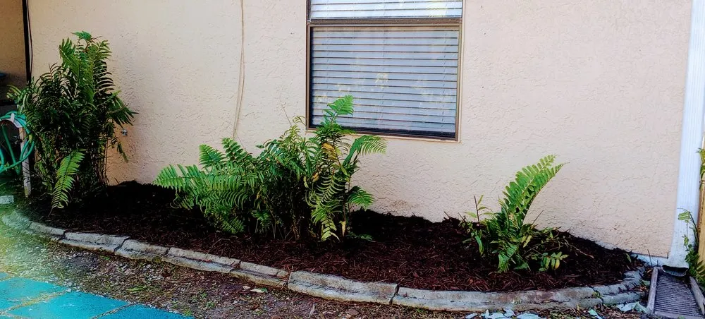 Custom garden landscaping in Palm Bay, FL - 2 Dimensions Complete Lawn and Tree Maintenance