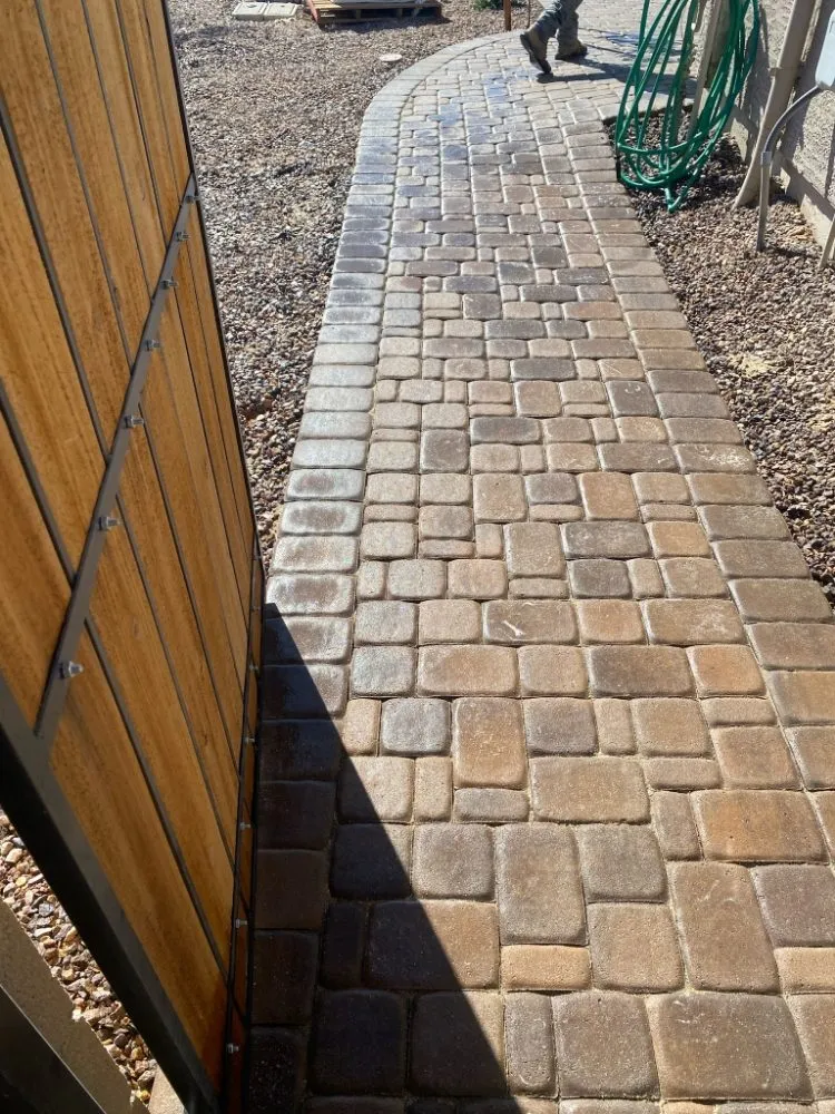 Reliable lawn mowing service with custom design in Mesa, AZ by 2 Friends Landscaping