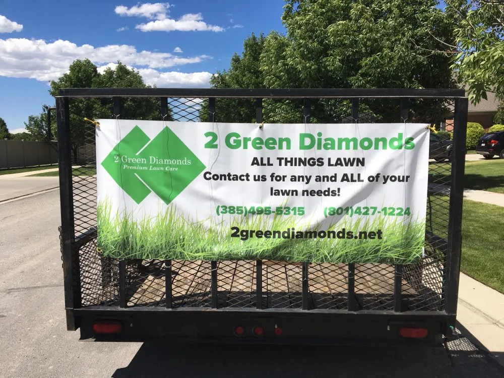 Affordable yard maintenance for beautiful yards across West Valley City, UT - 2 Green Diamonds
