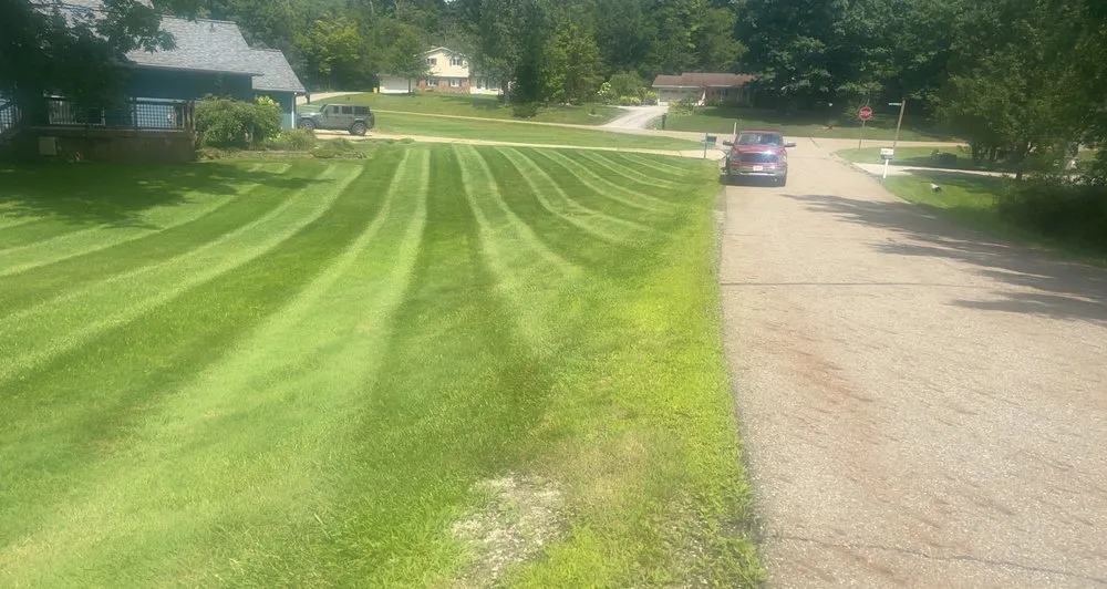 Professional landscape installation in Chardon, OH by 2 Guys and A Weedwacker