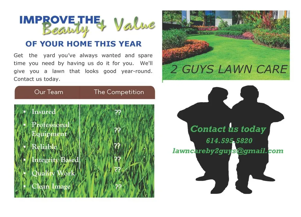 Trusted lawn mowing service in Hilliard, OH by 2 Guys Lawn Care