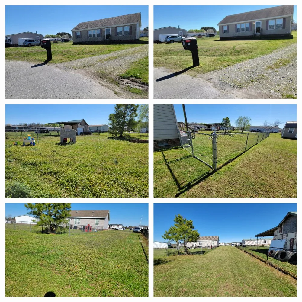 Custom landscape design in Pikeville, NC by 2 guy's 'n' a mower