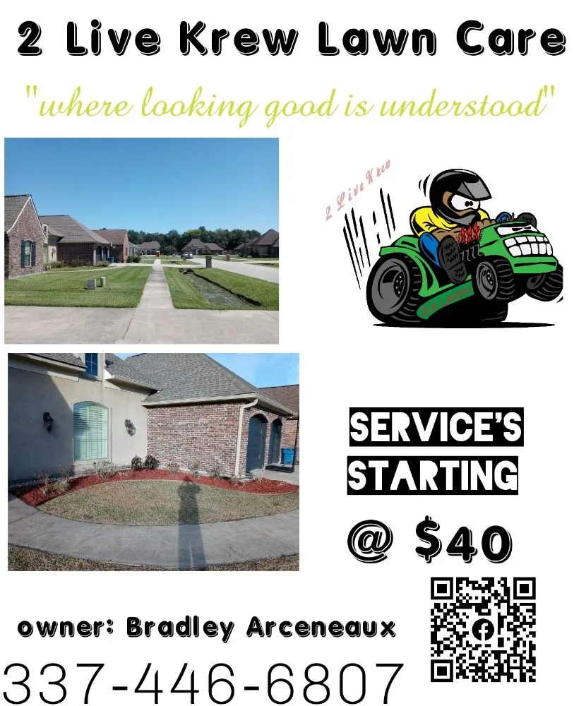 Trusted landscaping services in Scott, LA by 2 Live Krew Lawn Care