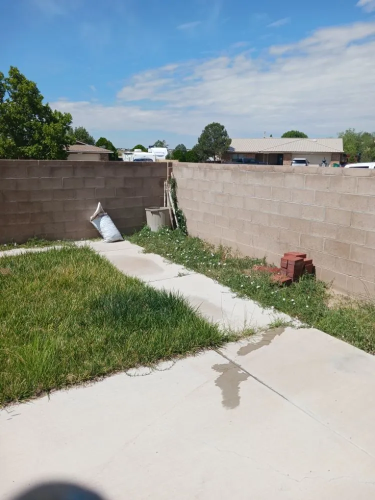 Professional outdoor landscaping with custom design in Albuquerque, NM by 2 Neighbors Work