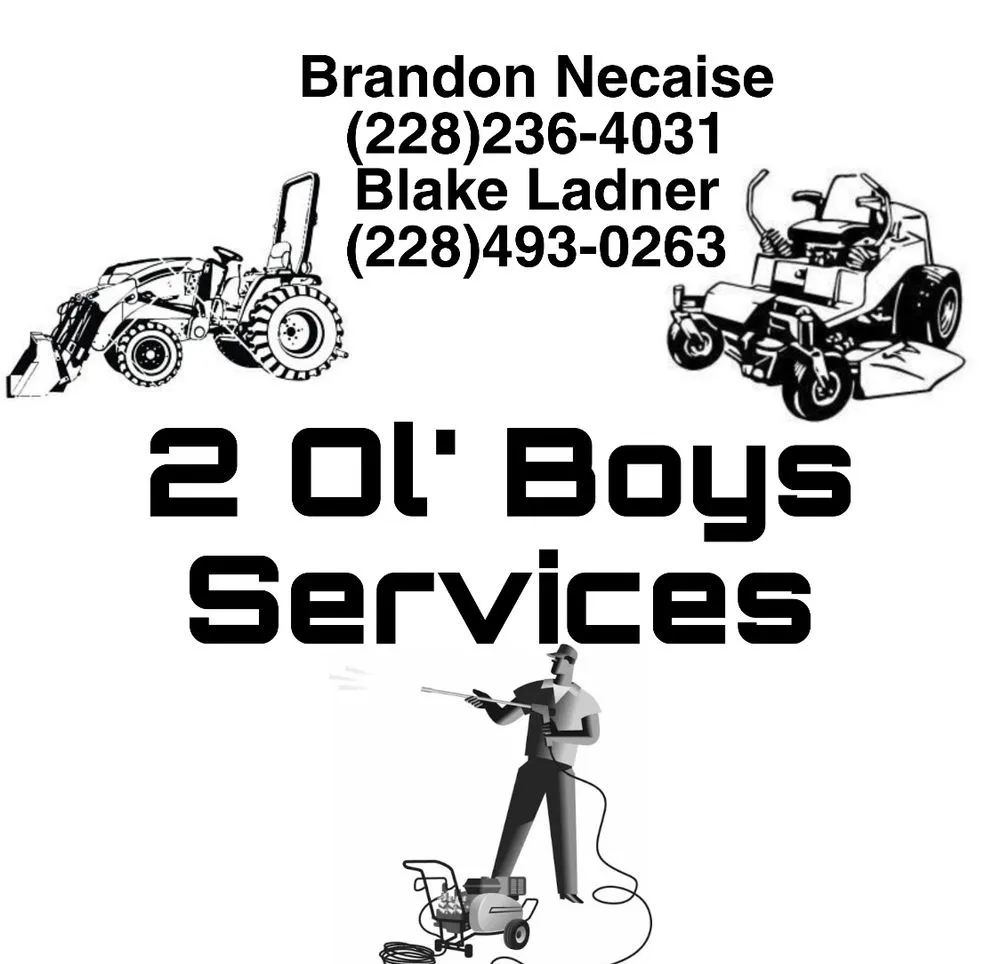 Expert outdoor landscaping for homes in Saucier, MS by 2 Ol Boys Services