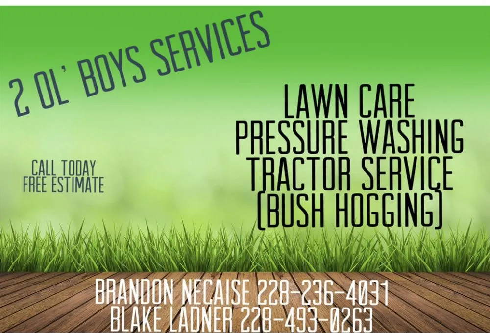 Expert residential landscaping in Saucier, MS - 2 Ol Boys Services
