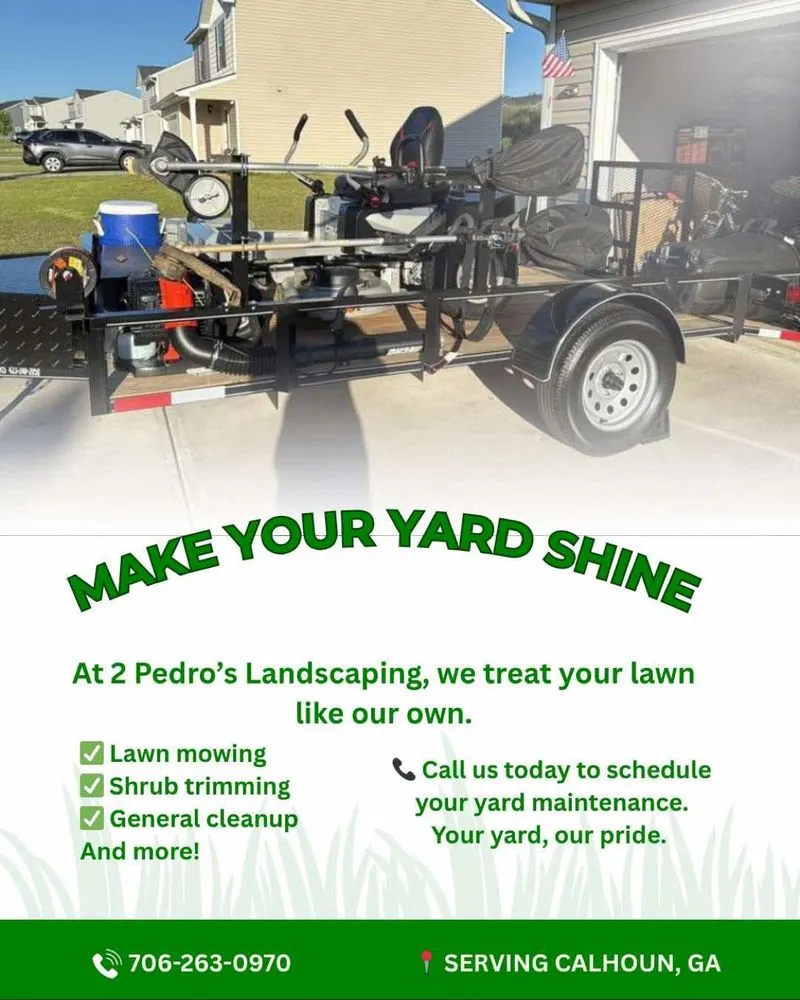Top-rated landscaping services experts serving Calhoun, GA - 2 Pedro’s Landscaping
