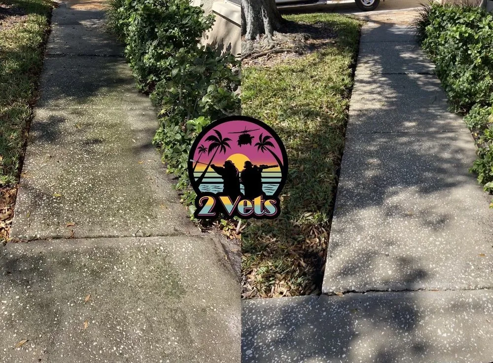 Top-rated residential landscaping for residential properties in Parrish, FL by 2 Vets Power Washing