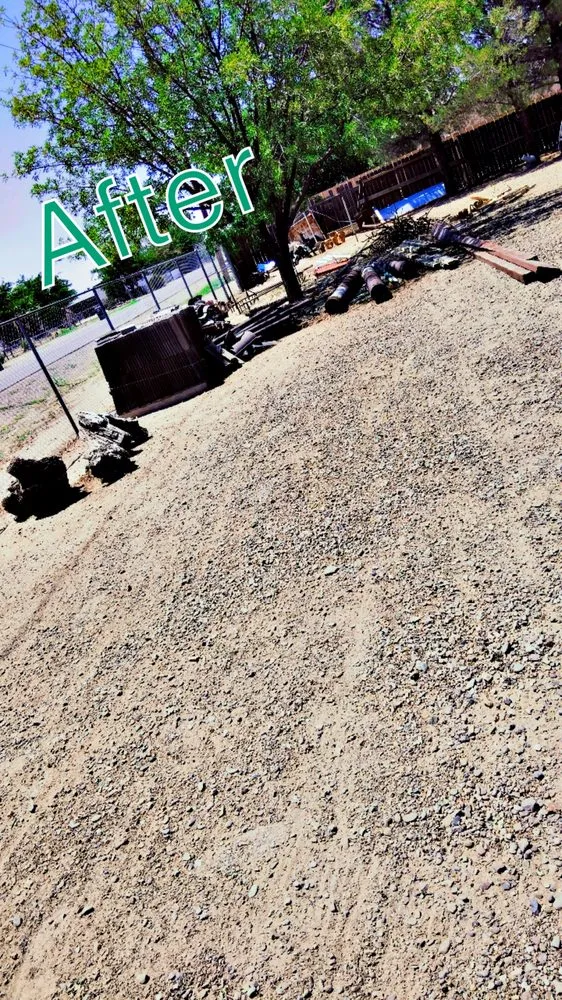 Local landscape installation in Deming, NM - 20 Tress Landspcape