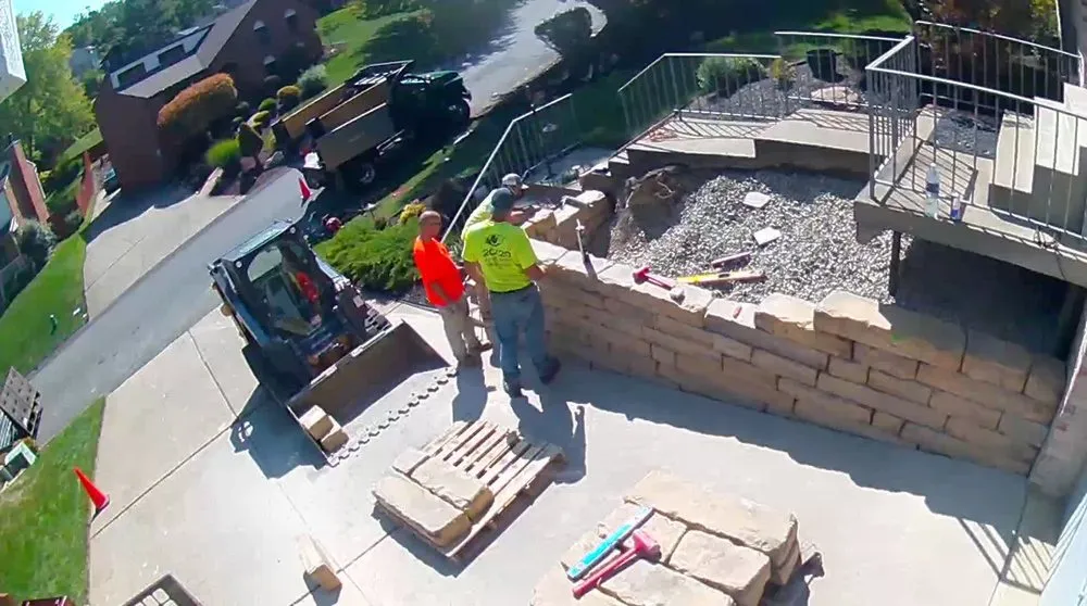 Custom residential landscaping in Crafton, PA by 20/20 Landscaping and Tree Service