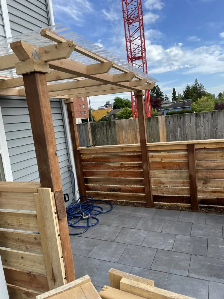 Local landscape installation in Renton, WA - 206 Fencing