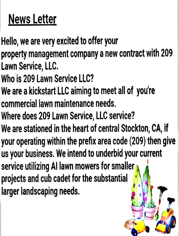 Affordable landscape installation in Stockton, CA by 209 Lawn Service
