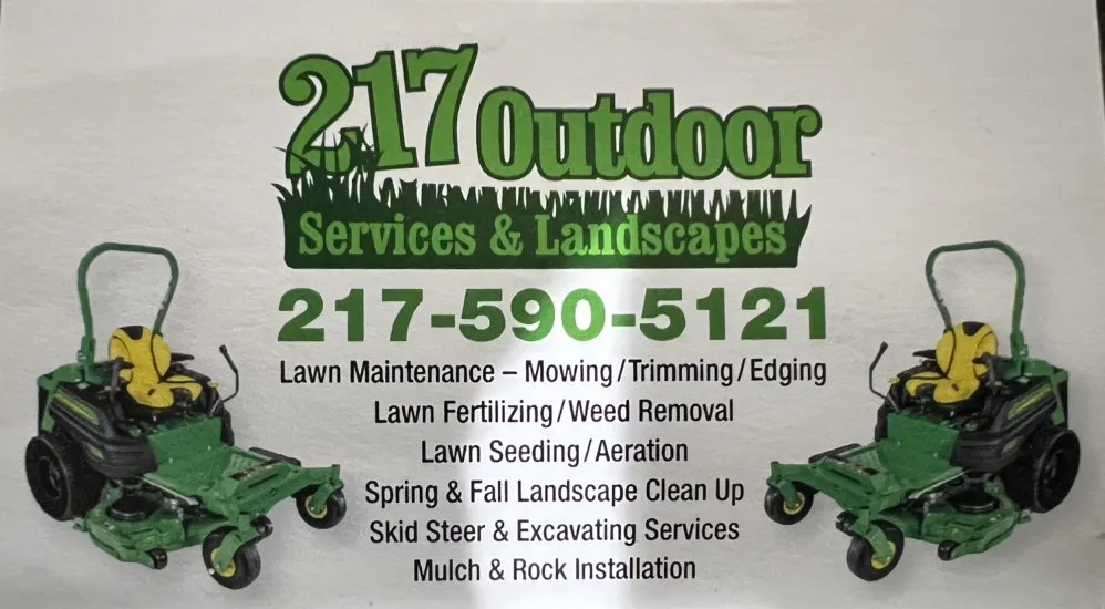 Local lawn care service near you across Mahomet, IL - 217 Outdoor Services