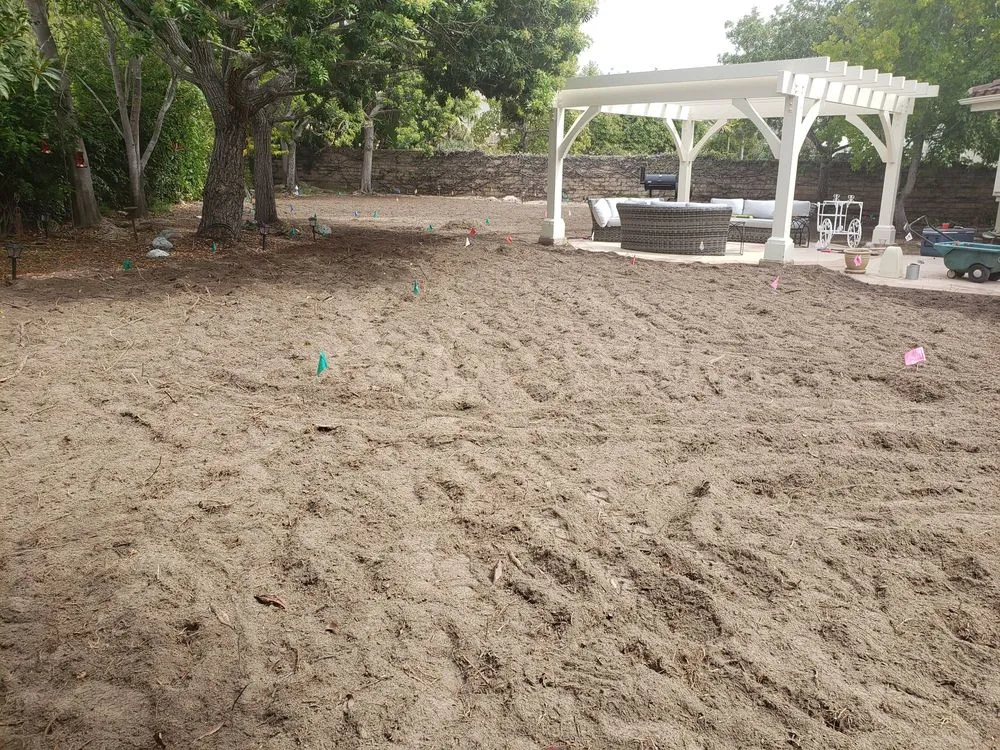 Professional yard cleanup service with custom design in Newbury Park, CA by 24 Kt Green