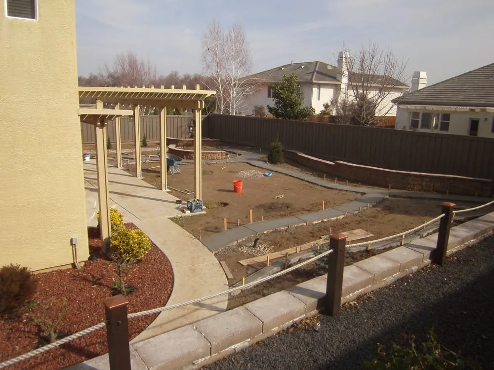 Affordable outdoor landscaping in North Highlands, CA by 24/7 Landscape and Concrete Masonry