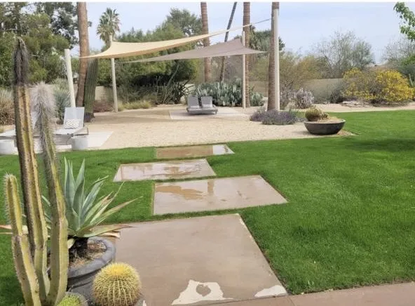 Professional lawn mowing service in Phoenix, AZ by 24/7 Landscape Services