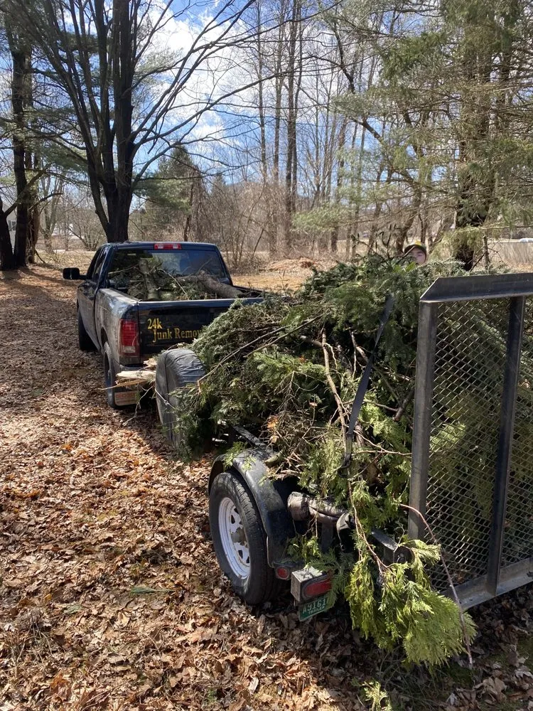 Trusted residential landscaping with custom design in Franklin, VT by 24K Junk Removal