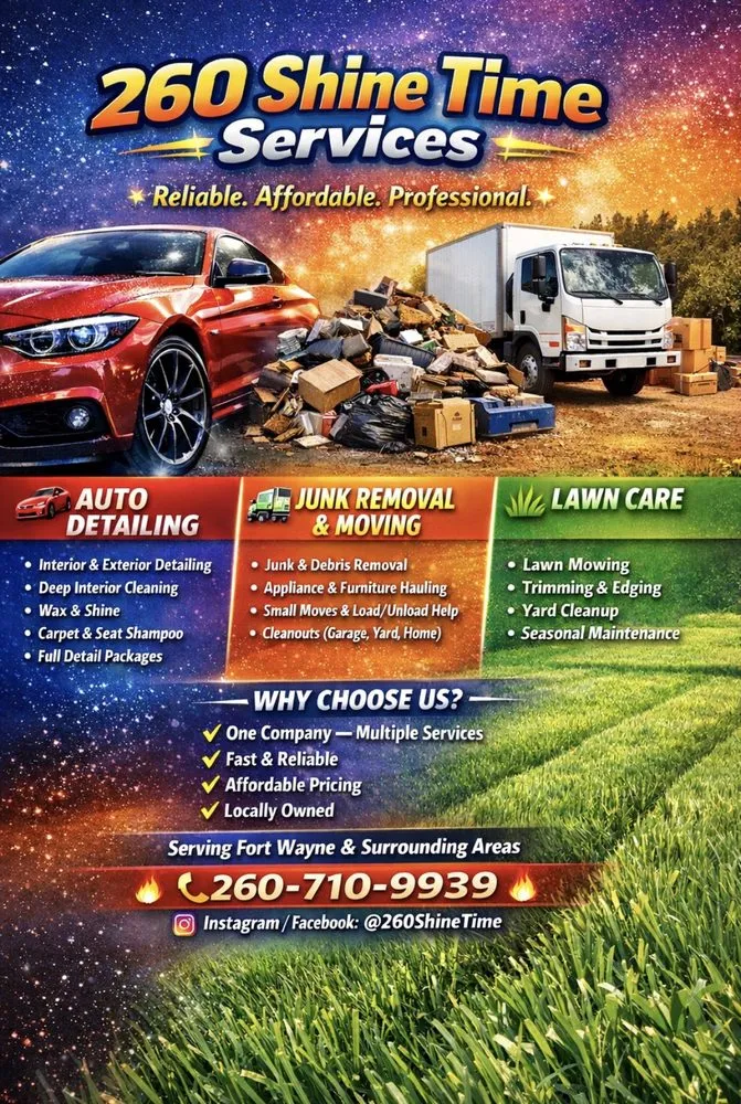 Trusted residential landscaping for homes in Fort Wayne, IN by 260 Shine Time