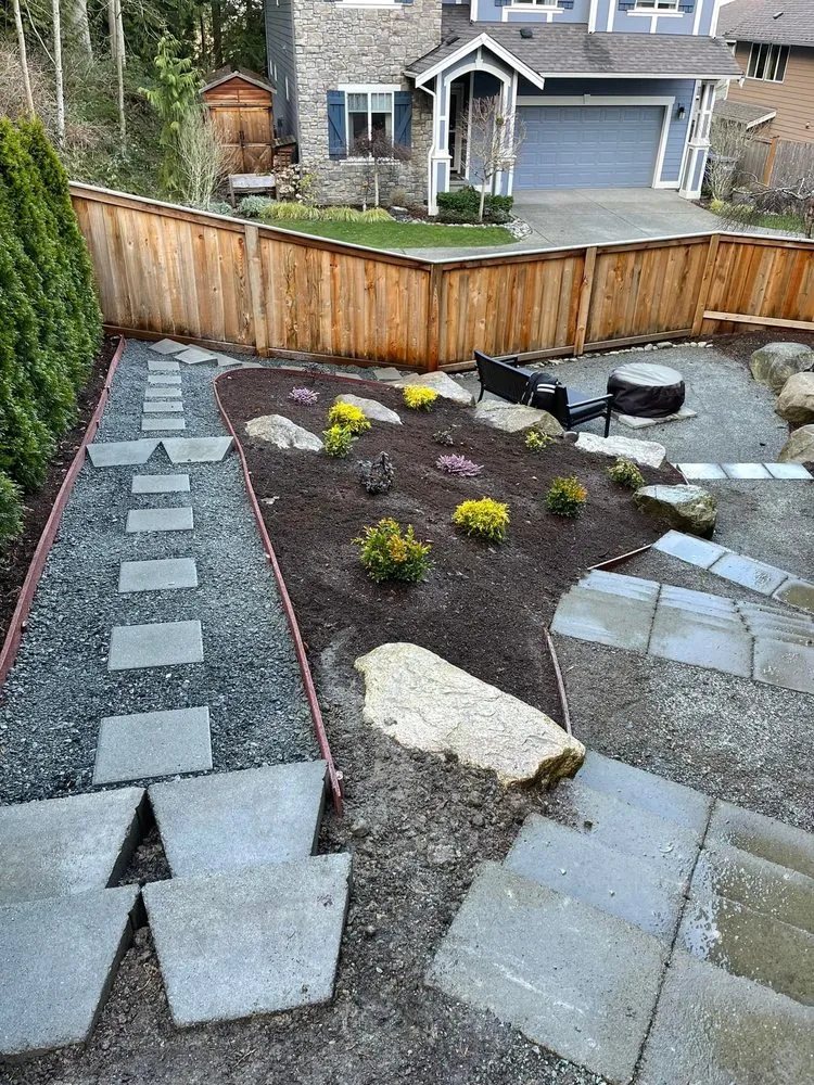 Expert garden landscaping for residential properties across Lynnwood, WA - 2Bellas Landscaping Services