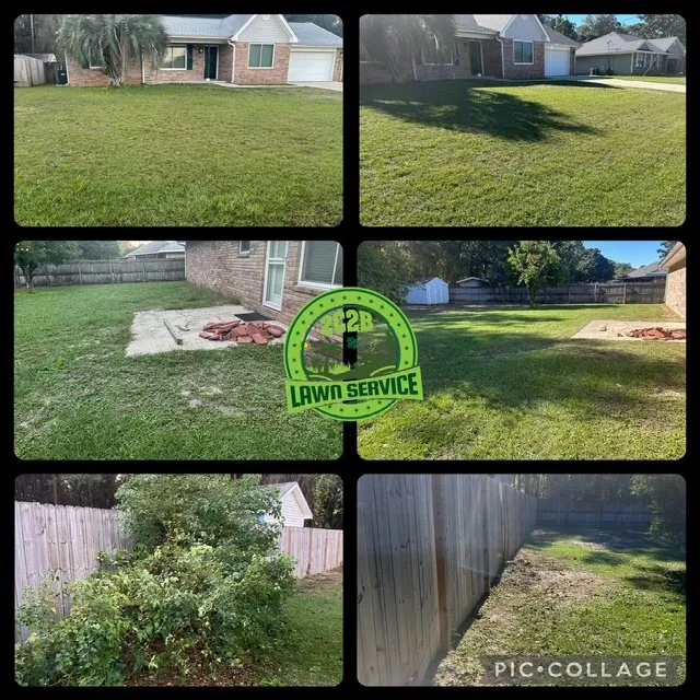 Custom landscape design for homes in Milton, FL by 2C2B Lawn Service