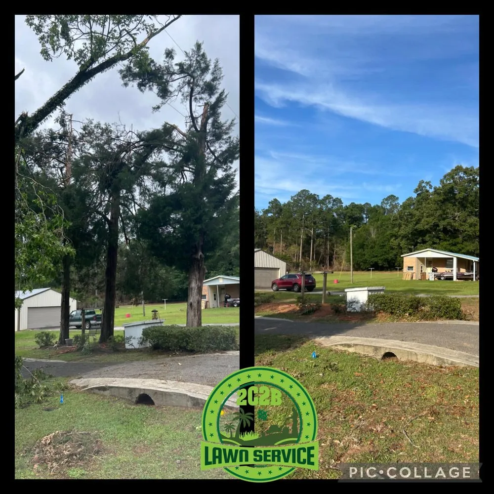 Local garden landscaping in Milton, FL by 2C2B Lawn Service
