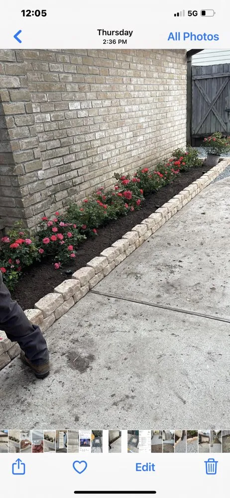 Custom garden landscaping for homes across Katy, TX - 2Gals Landscaping And Construction