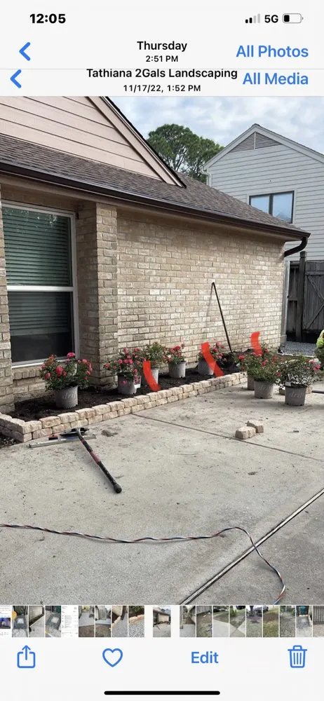 Trusted garden landscaping in Katy, TX by 2Gals Landscaping And Construction
