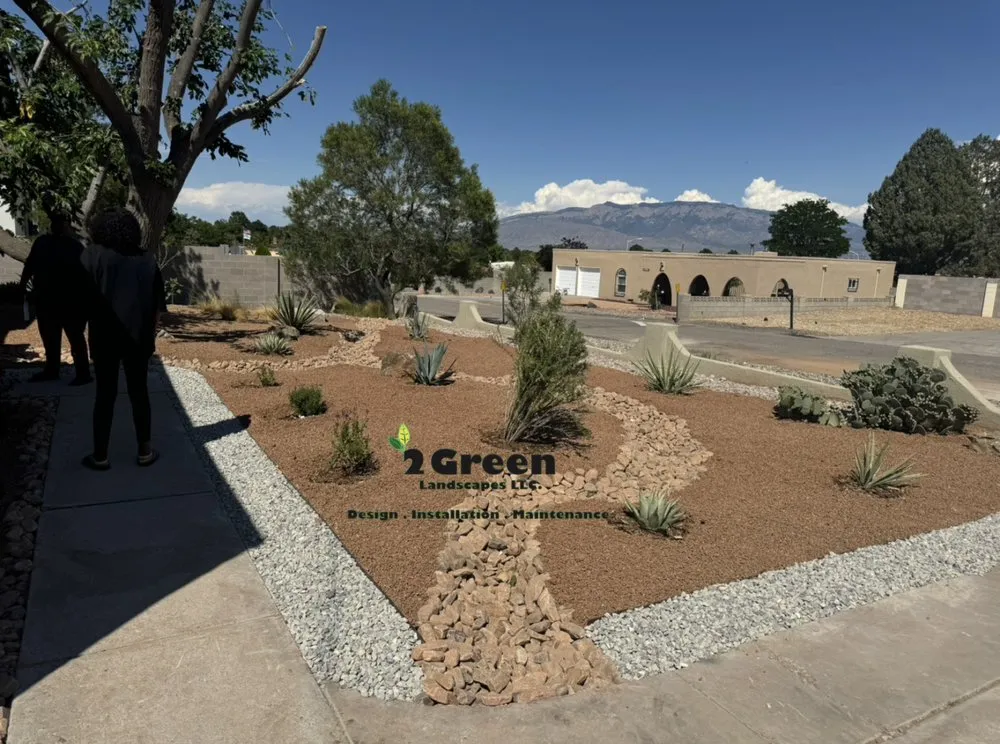 Affordable residential landscaping in Albuquerque, NM by 2Green Landscapes