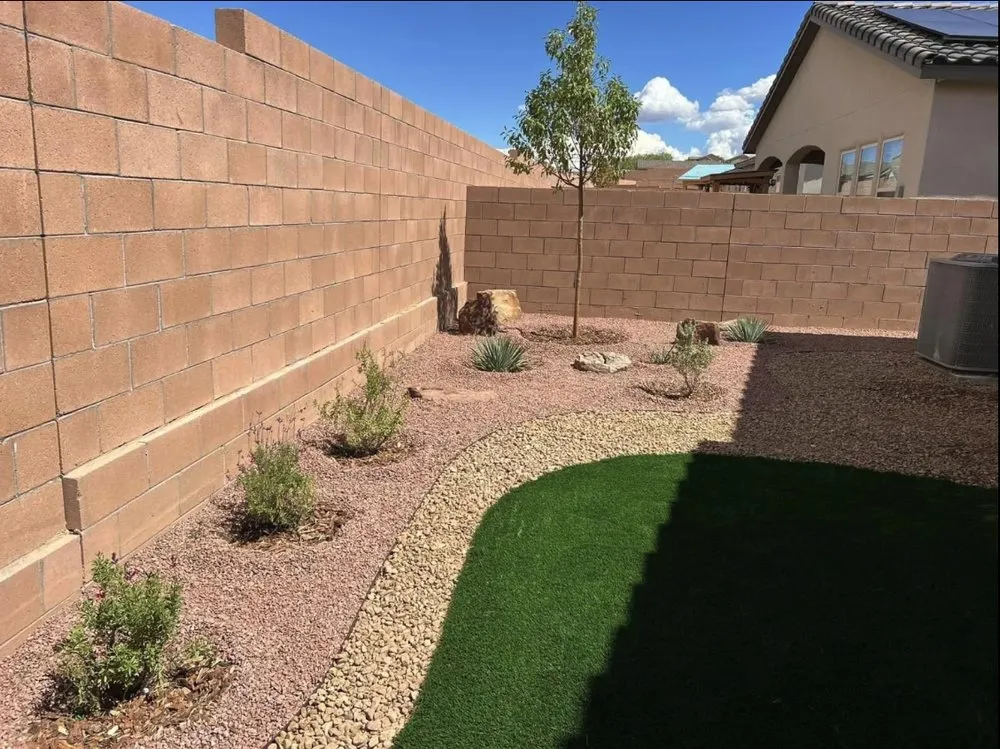 Expert landscape design with custom design in Albuquerque, NM by 2Green Landscapes