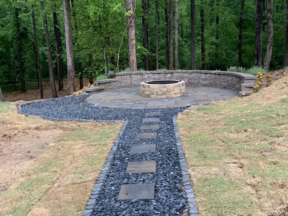 Custom yard cleanup service in Douglasville, GA by 2guys Landscaping & Tree Service