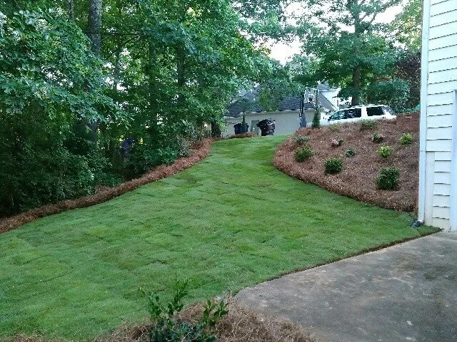 Trusted outdoor landscaping for homes in Douglasville, GA by 2guys Landscaping & Tree Service