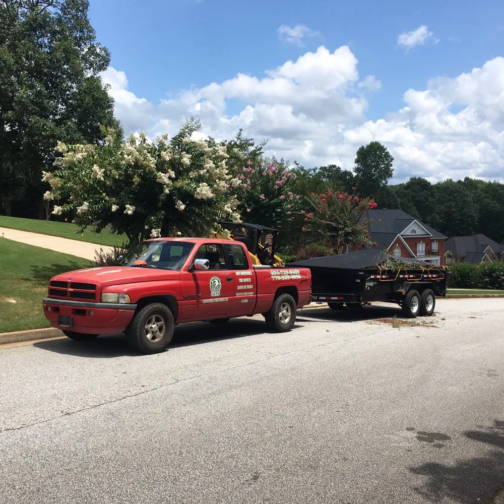 Professional landscape installation in Douglasville, GA by 2guys Landscaping & Tree Service
