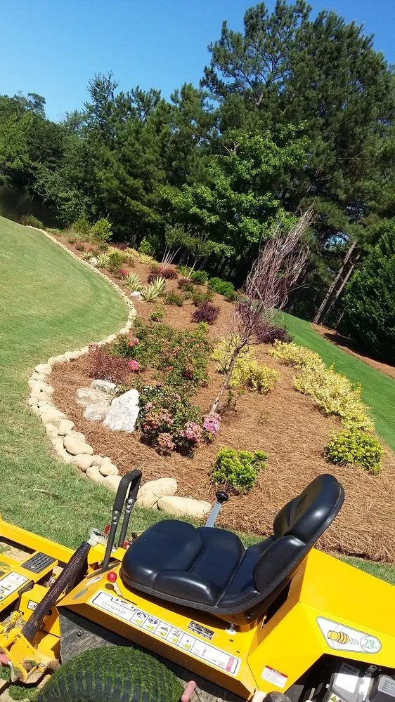 Trusted garden landscaping with custom design in Douglasville, GA by 2guys Landscaping & Tree Service